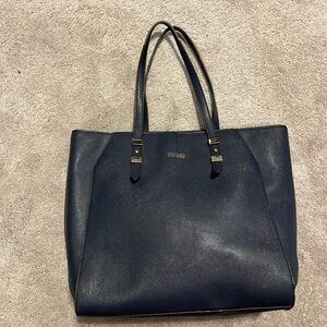 Guess Dark Blue Tote Bag